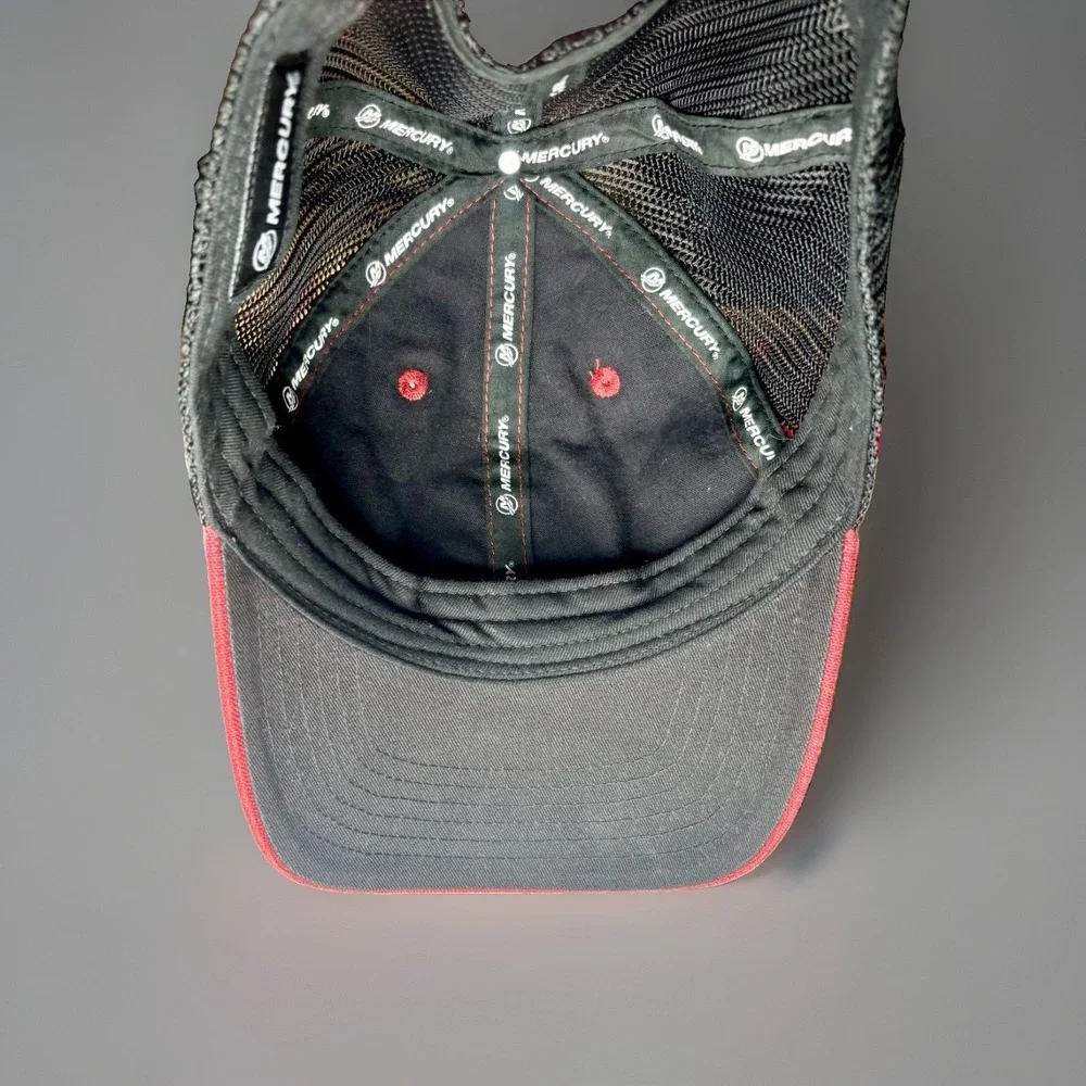 MERCURY OUTBOARDS CLASSIC CAP VINTAGE RED  HAT CAP